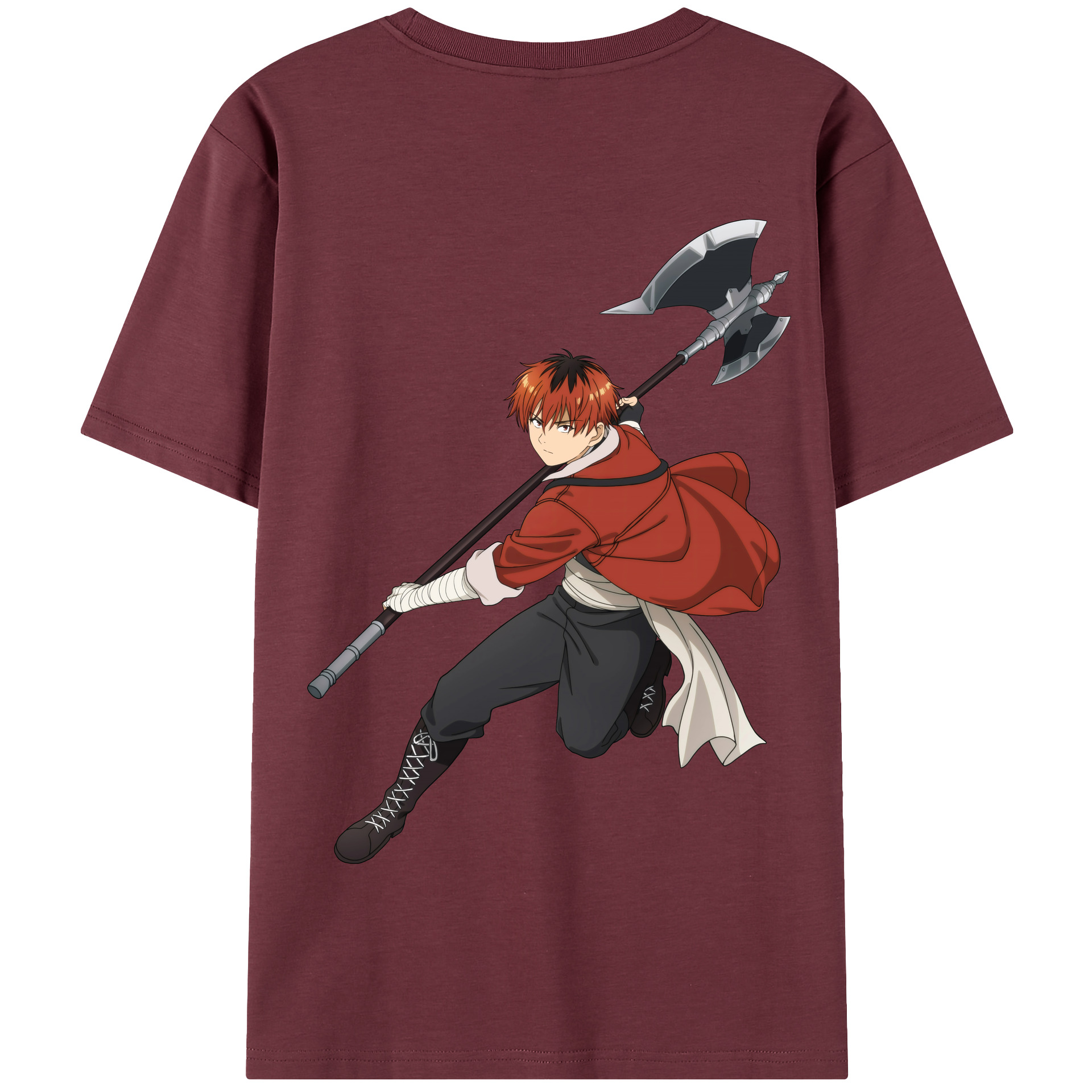 （画像用） 葬送のフリーレン Frieren 綿100％半袖Tシャツ（背面プリント）